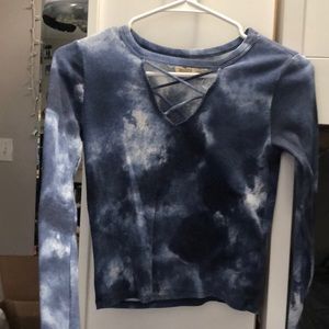 Holister Blue TieDye Longsleeve